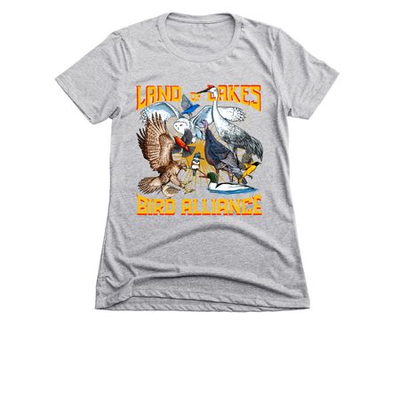 eBird Hotspots: Twin Cities&nbsp;Tour, a Dark Heather Grey Women's Slim Fit Tee