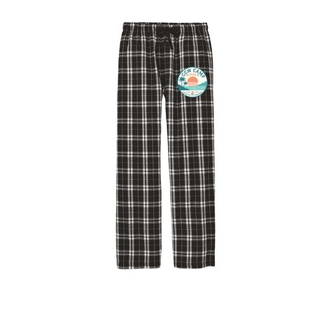 GGW Camp, a Black Flannel Pajama Pant