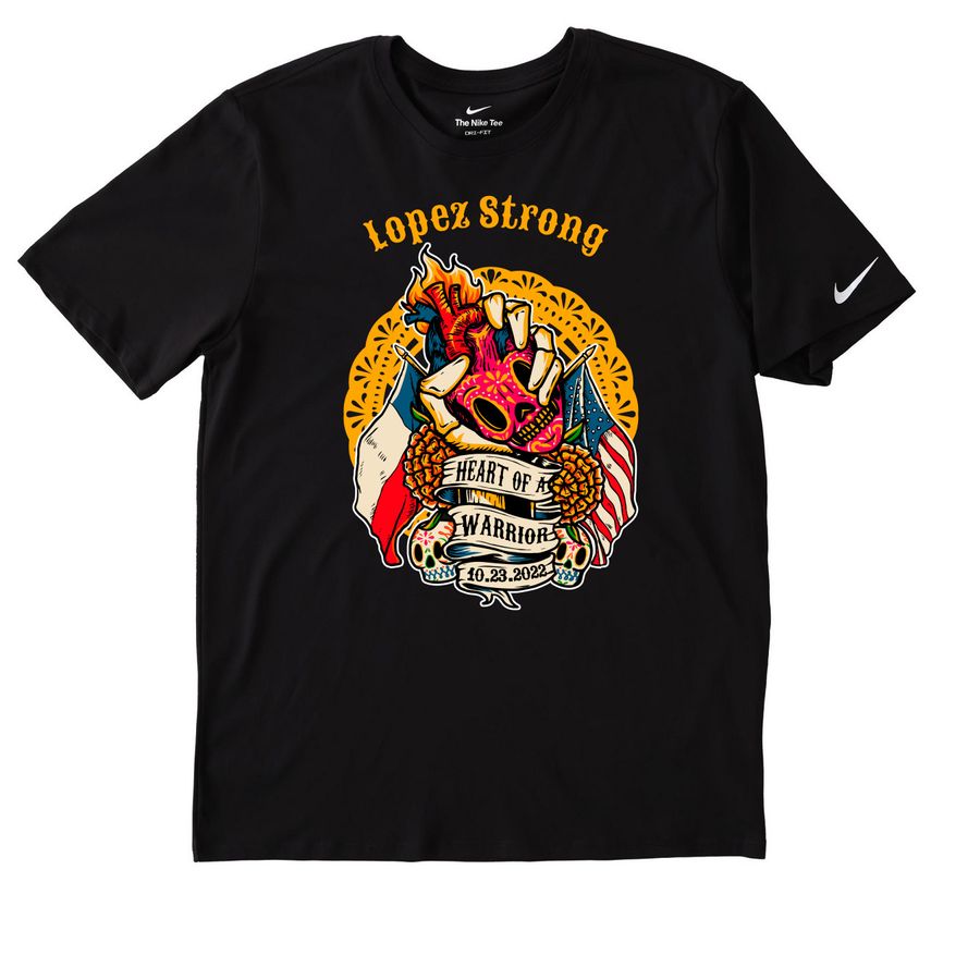 3rd Annual Heart-I-versary !, a Black Nike Dri-FIT Jersey Blend Performance Tee