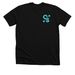 Collective Strength Blue Classic Logo, a Solid Black Blend Premium Unisex Tee