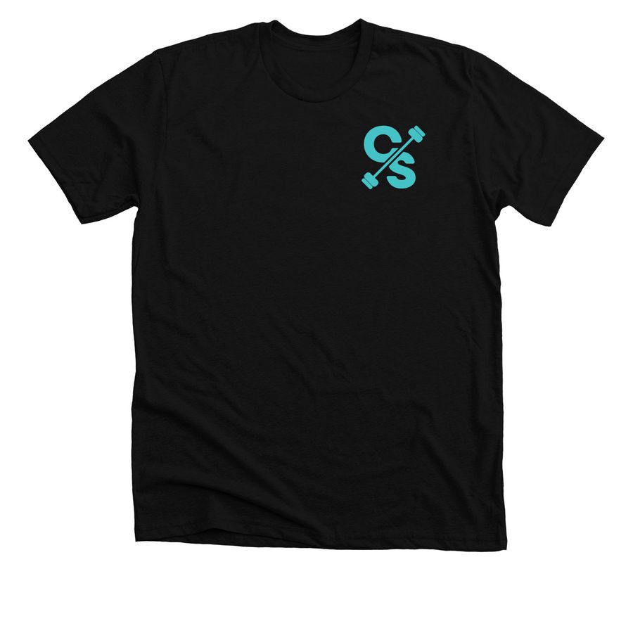Collective Strength Blue Classic Logo, a Solid Black Blend Premium Unisex Tee