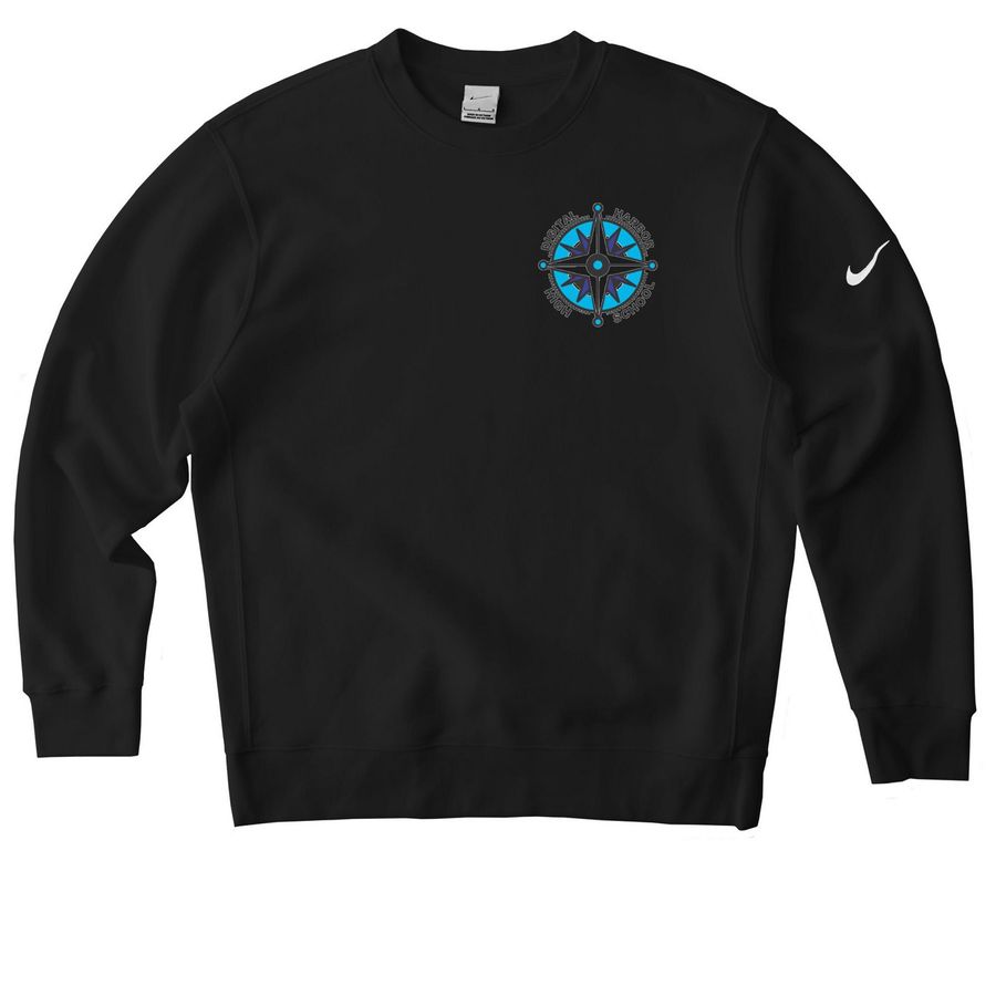 Feelin' Sporty?, a Black Nike Club Fleece Crewneck Sweatshirt