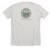 Food is a Human Right, a Heather Cement Premium Unisex Tee (back-view)