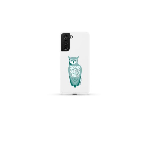 Governerds Unite Owl (Green)  Slim Galaxy S21 Plus Phone Case Samsung Slim Phone Case