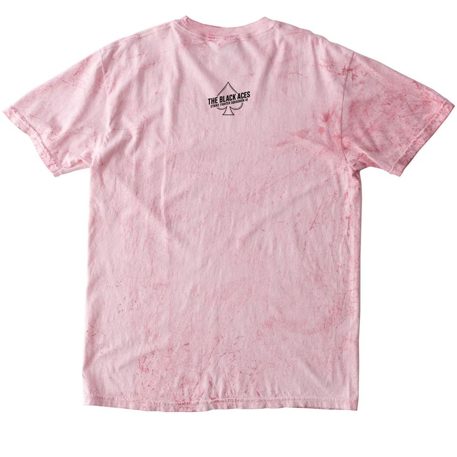 VFA-41 Lady Ace - Black Logo, a Clay Comfort Colors Colorblast Tee (back-view)
