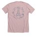 NYABC, a Heather Pink Gravel Premium Unisex Tee (back-view)