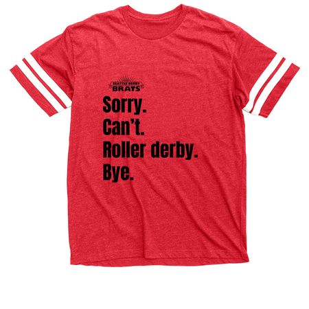 Life of a Skater, a Vintage Red / White Football Jersey Tee