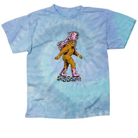Sis-Squatch T-Shirts, a Lagoon Classic Tie Dye Tee