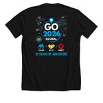 Blue Bird Go 2026 Global ALT, a Solid Black Blend Premium Unisex Tee (back-view)
