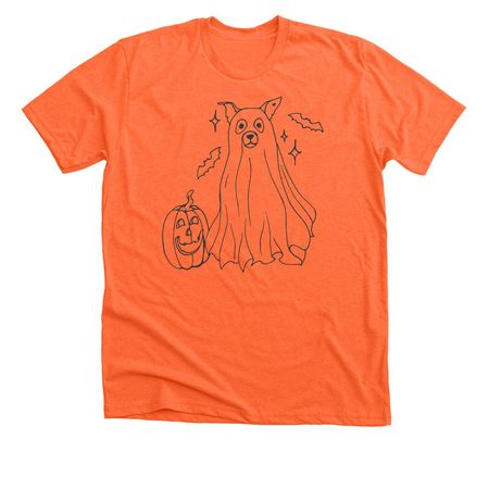 A Eugene Halloween, a Heather Orange Premium Unisex Tee