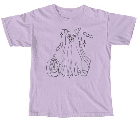 A Eugene Halloween, a Orchid Comfort Colors Unisex Tee