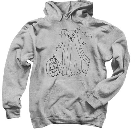 A Eugene Halloween, a Sport Grey Pullover Hoodie