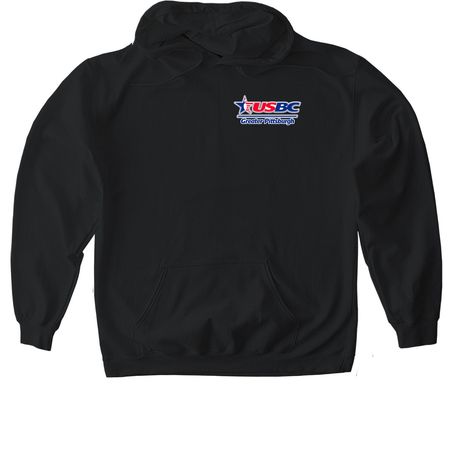 Gr Pittsburgh USBC Small Logo, a Black Gildan Softstyle Pullover Hoodie