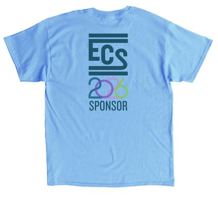 2026 YPBC Shirt, a Carolina Blue Classic Unisex Tee (back-view)