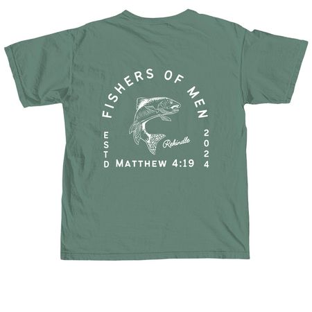 Fishers Of Men&nbsp;, a Light Green Comfort Colors Unisex Tee