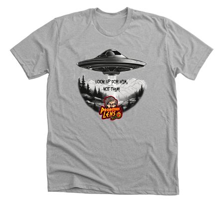 Him Not Them, a Athletic Heather Premium Unisex Tee