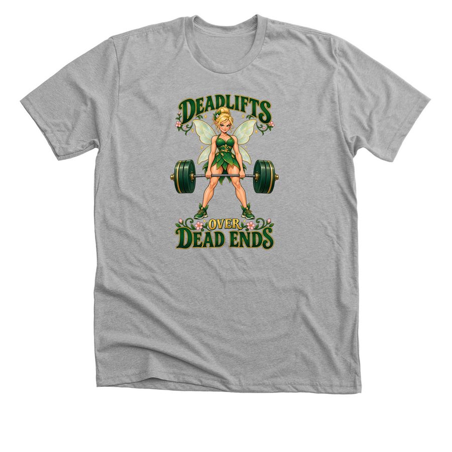 Leave the dead ends behind.&nbsp;, a Athletic Heather Premium Unisex Tee