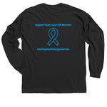 T1D Breakthrough Walk Funderaiser, a Black Classic Long Sleeve Tee (back-view)