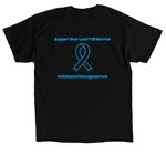 T1D Breakthrough Walk Funderaiser, a Black Classic Unisex Tee (back-view)