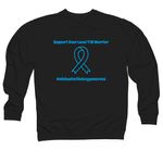T1D Breakthrough Walk Funderaiser, a Black Midweight Crewneck Sweatshirt (back-view)