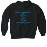 T1D Breakthrough Walk Funderaiser, a Black Gildan Softstyle Pullover Hoodie (back-view)