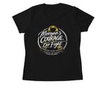 Morgan's Courage Over Cancer, a Black Women's Performance Tee (back-view)