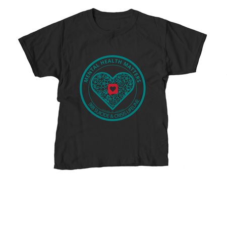 Mental Health Awareness month 2026, a Black Youth Unisex Tee