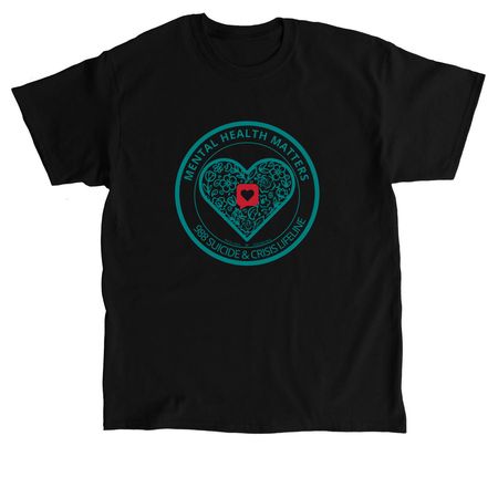 Mental Health Awareness month 2026, a Black Classic Unisex Tee