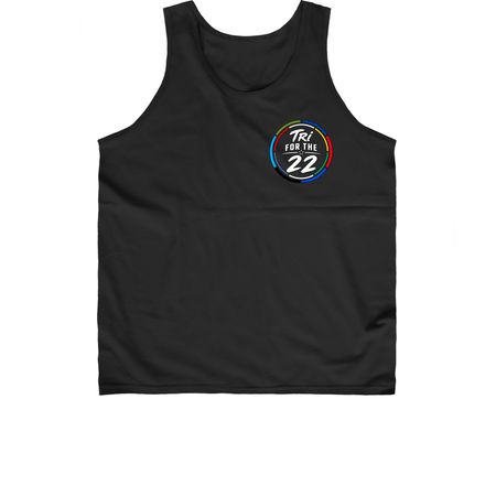 Tri For the 22 | Mighty Oaks, a Black Classic Unisex Tank Top