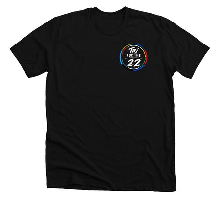 Tri For the 22 | Mighty Oaks, a Solid Black Blend Premium Unisex Tee