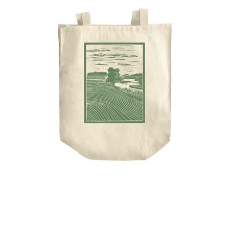 LIMITED EDITION: Ben's Blocks Tote Bags, a Natural Over-the-Shoulder Shopping Tote Bag