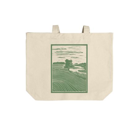 LIMITED EDITION: Ben's Blocks Tote Bags, a Natural Cotton Canvas Tote Bag