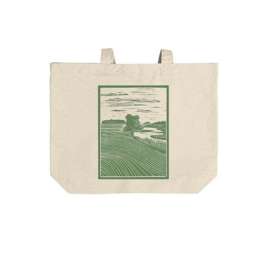 Greenbelt Tote Bags, a Natural Cotton Canvas Tote Bag