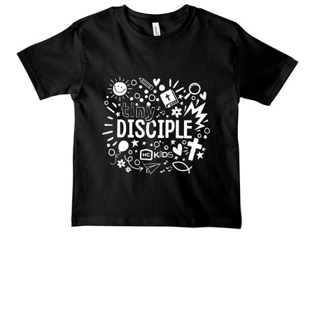 HC Kids Tiny Disciple T-shirt, a Vintage Black Youth Heavyweight Tee