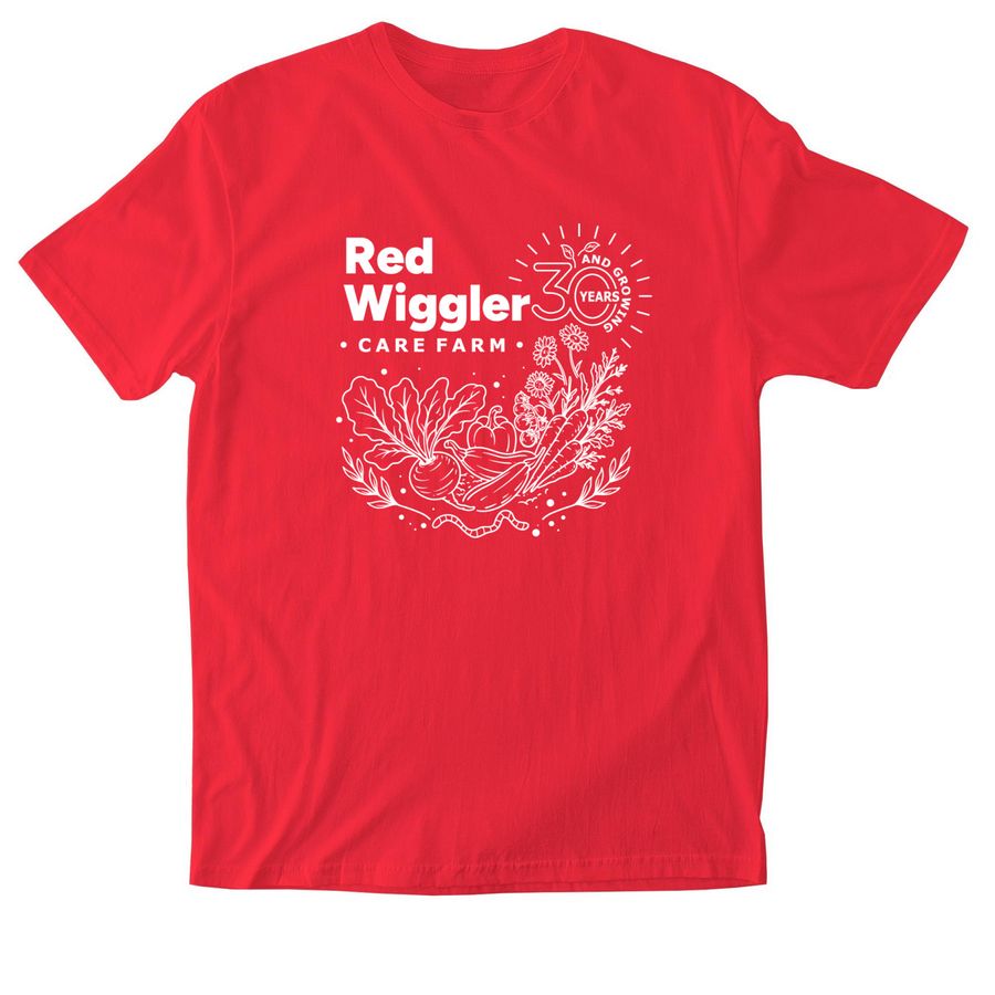 30 Years and Growing, a Red Softstyle Cotton Tee
