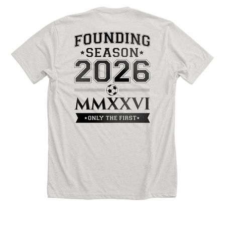 HESL Founding Season, a Heather Cement Premium Unisex Tee