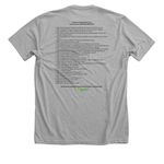 Happy 40th BioQUEST!, a Athletic Heather Premium Unisex Tee (back-view)