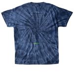 Happy 40th BioQUEST!, a Navy Classic Tie Dye Tee (back-view)
