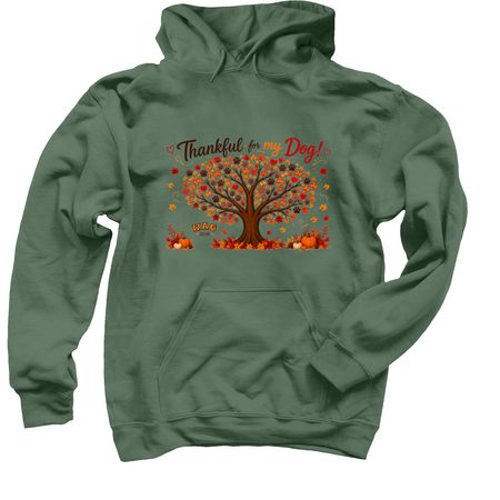 Thanksgiving at WAG - 2026, a Military Green Pullover Hoodie