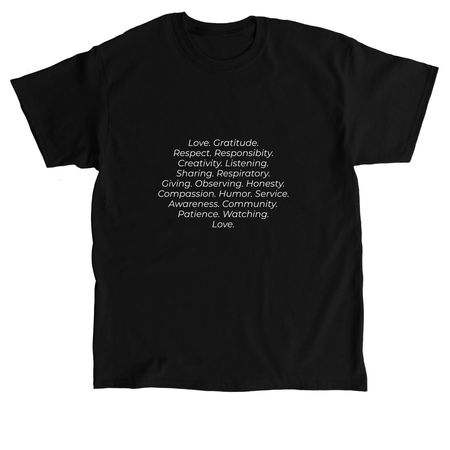 The world&nbsp;, a Black Classic Unisex Tee