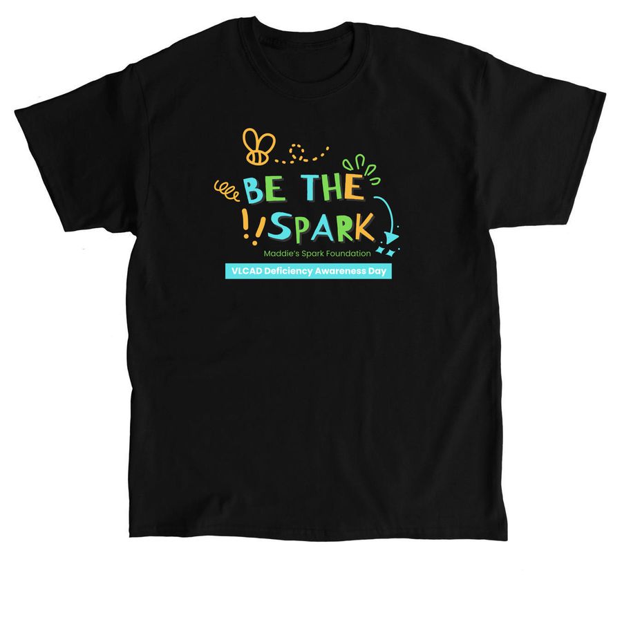 Be the Spark-VLCAD Deficiency Awareness Day, a Black Classic Unisex Tee