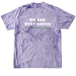 We Are Best Grove ?Merch?, a Amethyst Comfort Colors Colorblast Tee (back-view)