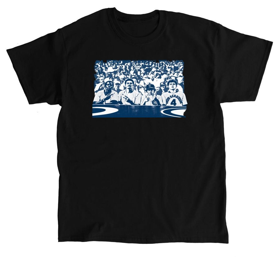 Official Chicago Cubs The PCA Fan Club Shirt, a Black Classic Unisex Tee