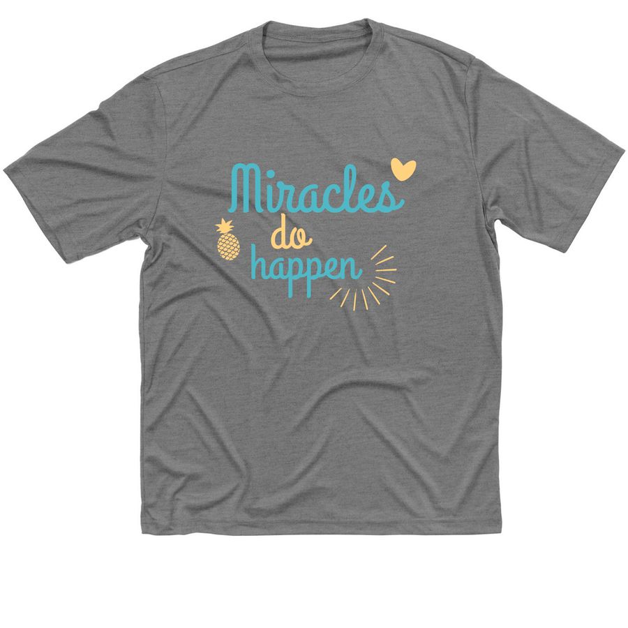 Journey to baby Wheland, a Grey Concrete Heather Classic Performance Tee