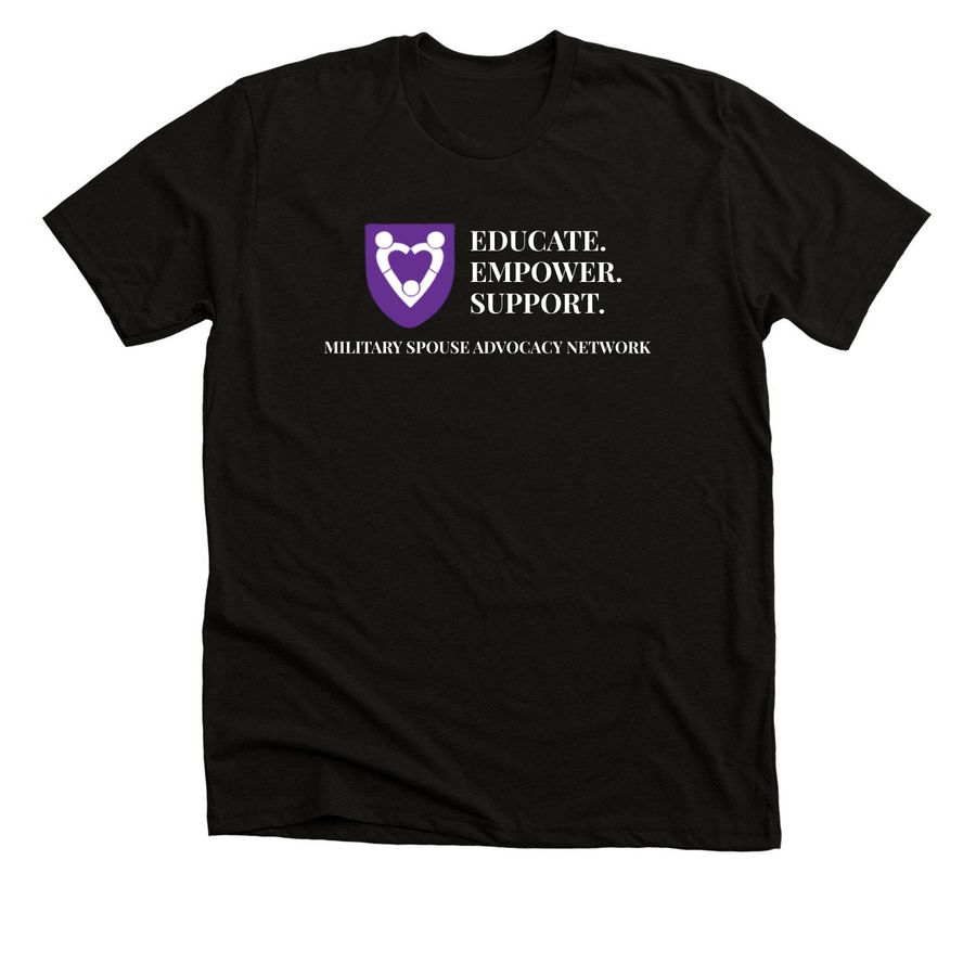 MSAN Shirt, a Solid Black Blend Premium Unisex Tee