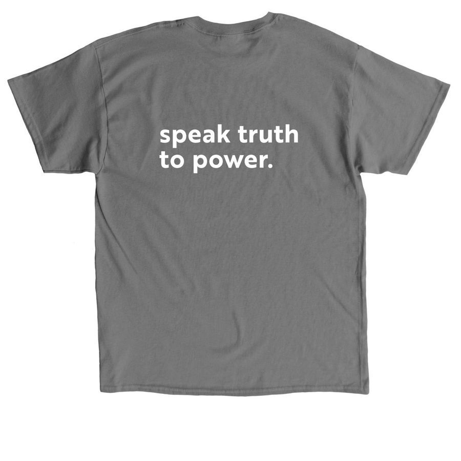 NYC Quakers Spring 2026, a Charcoal Classic Unisex Tee (back-view)