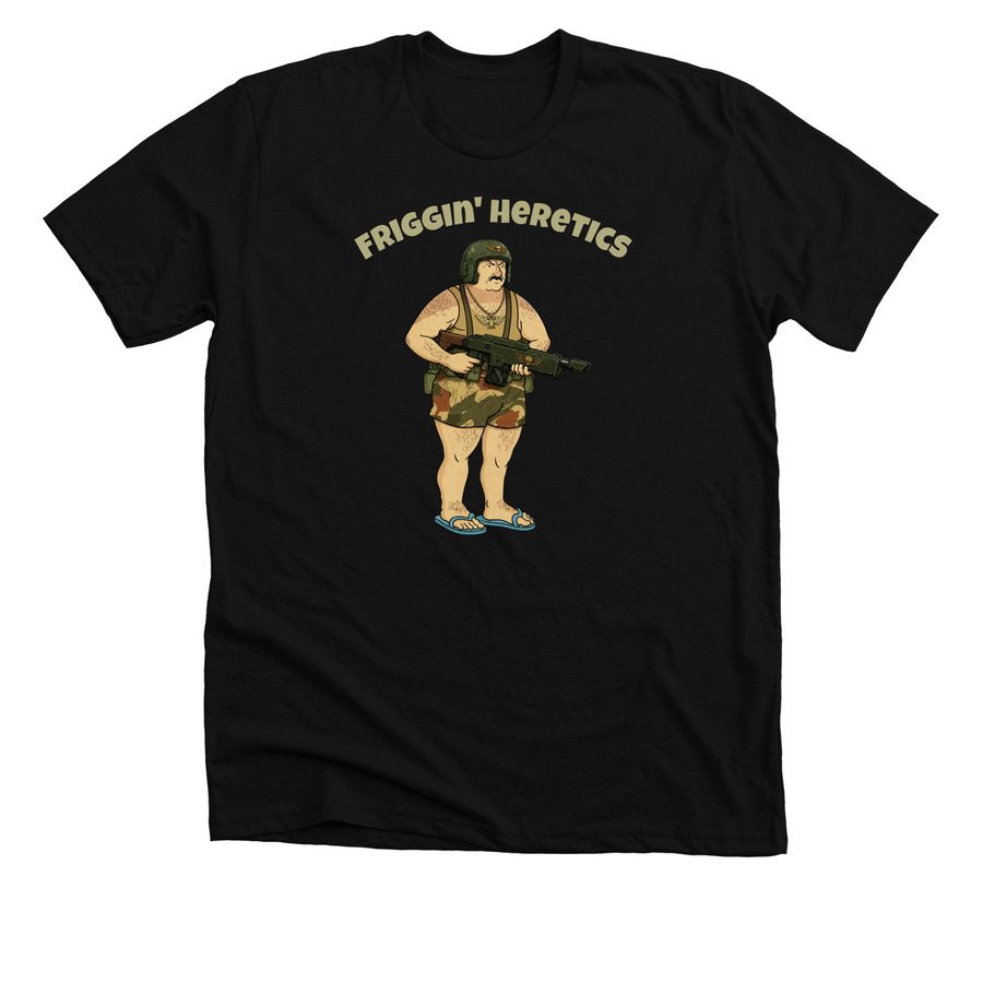TROOPER CARL, a Solid Black Blend Premium Unisex Tee
