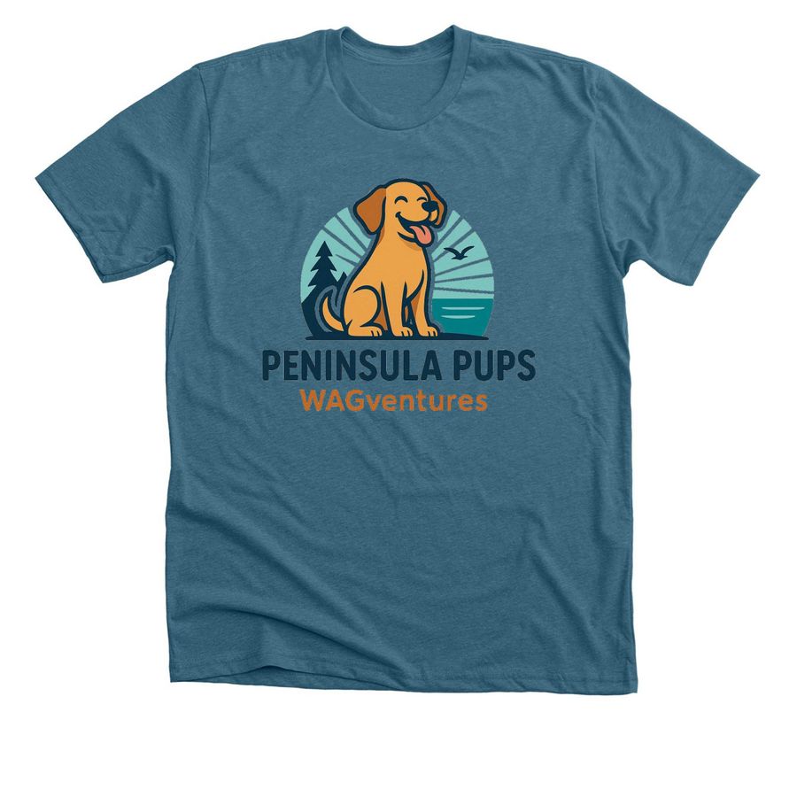 WAGventures T, a Heather Deep Teal Premium Unisex Tee