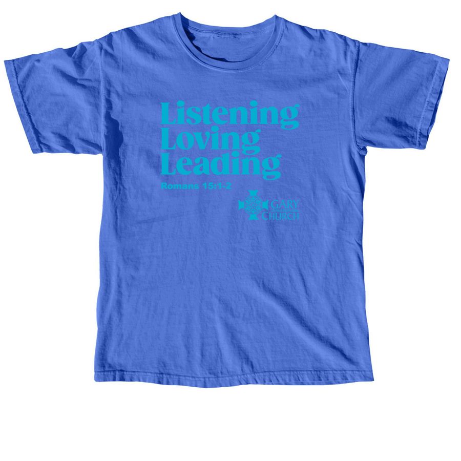 Gary Church 2026-2027 theme, a Flo Blue Comfort Colors Unisex Tee