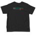 Mountaineer Montessori Toddler M-Gear, a Black Toddler Tee (back-view)